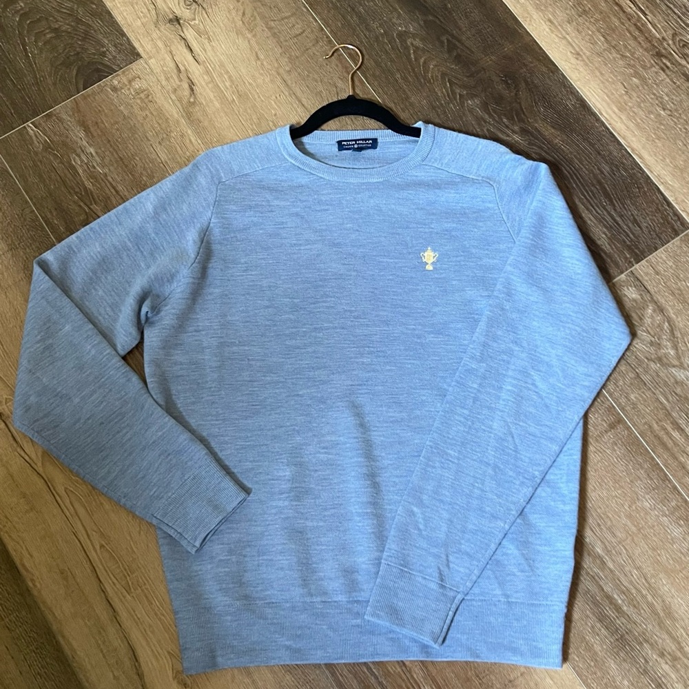 Peter Millar Sky Blue Crewneck Sweater